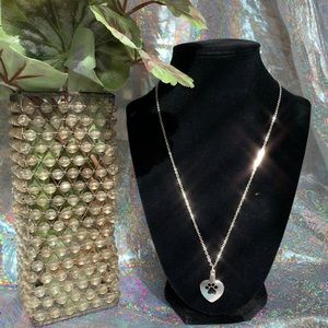 HEART PAW PRINT NECKLACE🐾